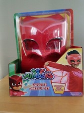 PJ Masks Deluxe Dress Up Top  Mask Set - Owlette New In Box
