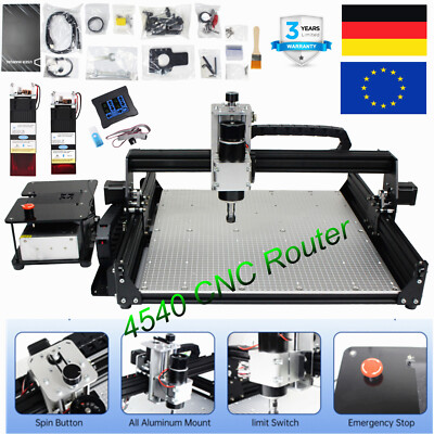 「DE」3-Achsen Laser Gravur Maschine GRBL Fräsen Fräsmaschine 4540 500W CNC Router