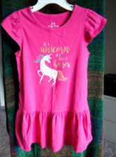 Flip Flop Girls Dress by Members Mark 4T Unicorn c