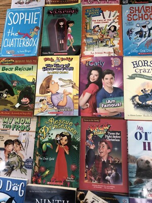 Lot of 100 of Children's Kids Chapter Books  2nd To 5th Grade Very Good