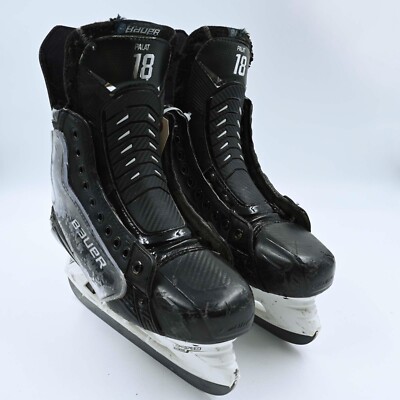 Bauer Supreme Mach Pro Ice Hockey Skates Size 7 3/4 EA Pro Stock Devils NHL