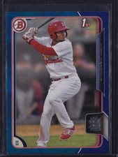 2015 BOWMAN PROSPECTS 1ST CARD BLUE PARALLEL JUAN HERRERA #BP51 CARDINALS /150
