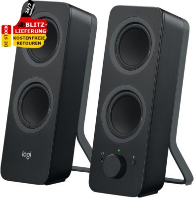 Logitech Z207 Kabellose Lautsprecher Bluetooth Stereo Sound Pc/Tv/Tablet/Handy 