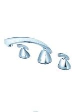 Pioneer Faucets Caesar Collection 127880-H74 Two Handle Roman Tub Set, CHROME