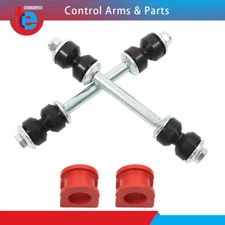 For 07-17 GMC Yukon XL Front Sway Bar End Link Kit & Stabilizer Bar Bushings Set