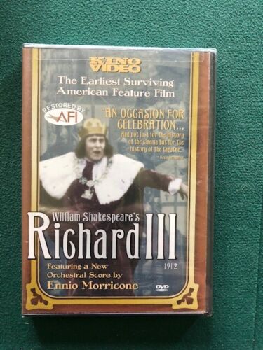 Kino Video - Richard III - 1912 - Score Ennio Morricone - DVD - Afbeelding 1 van 2