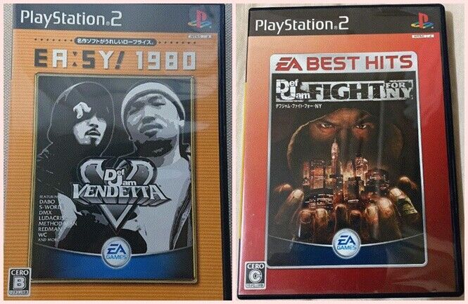 DEF JAM VENDETTA PLAYSTATION 2 PS2 FIGHTING GAME DMX LUDACRIS