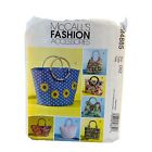 McCalls Sewing Pattern 4885 Purse Totes Bags