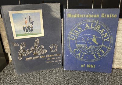 USS Albany (CA-123) 1951 Mediterranean Deployment Cruise Book & Training Center