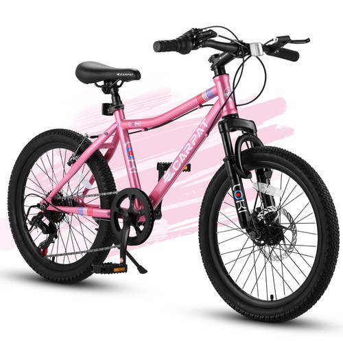 20" Boys Girls Bike, 7 Speed, Front Suspension, Disc Brake,V-Brake for Ages 8-12 - Picture 33 of 48