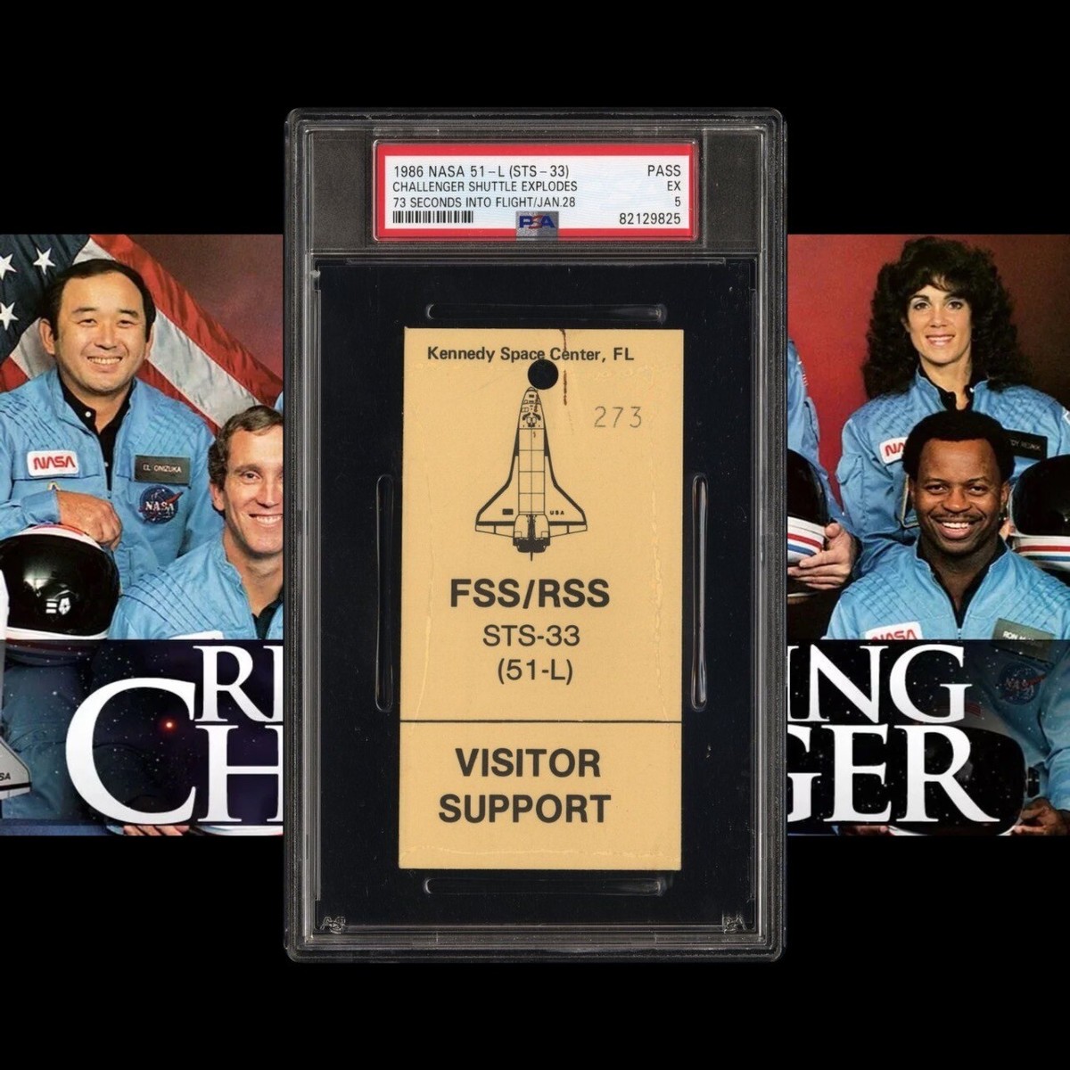 CHALLENGER SPACE SHUTTLE DISASTER LAUNCH PASS JAN.28 1986 NASA 51