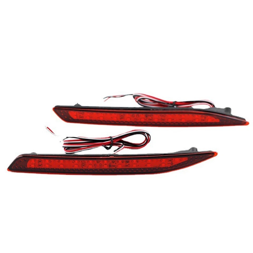 2Pcs Rear Bumper Reflector Light Tail Brake Light for Honda Accord 9th 2014-2016 - Imagem 2 de 4