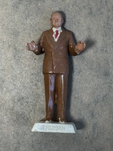 Vintage 1960s Marx President Harry Truman Figure – 2.5” Plastic U.S. Presidents