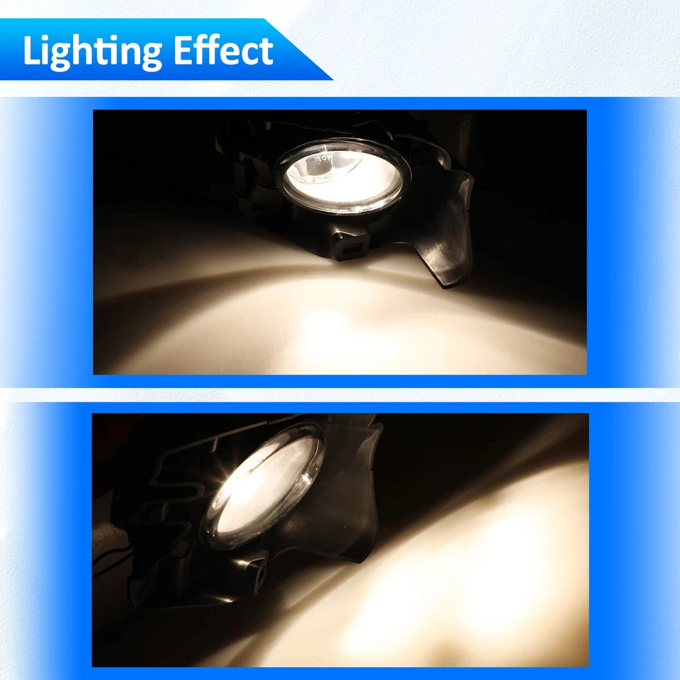 Juego de luces antiniebla transparentes con cable de soporte para Nissan Versa Note Hatchback 2014-2016 Foto 2 de 4