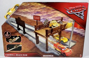 disney pixar cars 3 fireball beach run playset