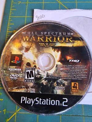 Full Spectrum Warrior (Sony PlayStation 2, 2005) PS2