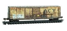 Norfolk Southern ex-ACY 50' Standard Box Car Weathered MTL #076 44 160 N Scale