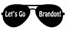 Vinyl Decal for Window - Let's Go Brandon Sun Glasses (Various Colors/ Sizes)