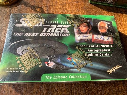 1999 SKYBOX STAR TREK THE NEXT GENERATION SEASON 7 SEALED BOX TRADING CARDS - Picture 1 of 4