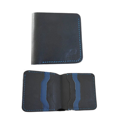 Full Grain Leather Handmade  Wallet with 6 Card Slots Durable Premium Quality