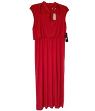 avenue Red Sleeveless Boho Maxi size 14/16