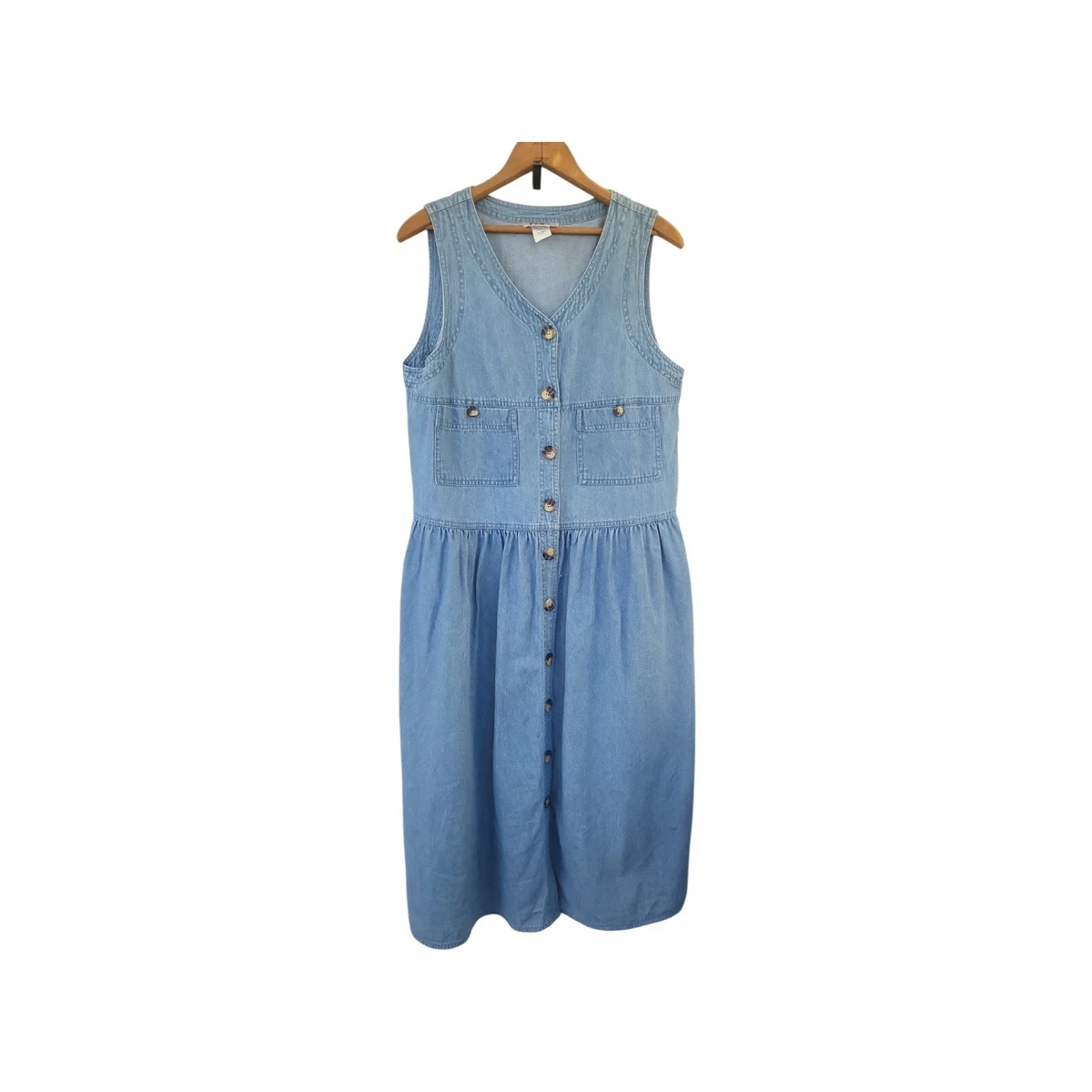 blue fifties style dress Midi Denim Dress for Women main image 0