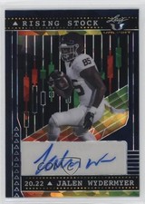 2022 Leaf Valiant Rising Stock Navy Blue Crystals /15 Jalen Wydermyer Auto v1x