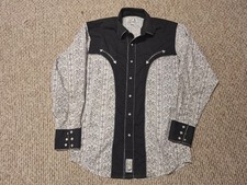 Vintage 90s 00s Panhandle Slim Retro Western Shirt Diamond Pearl Snap Mens M