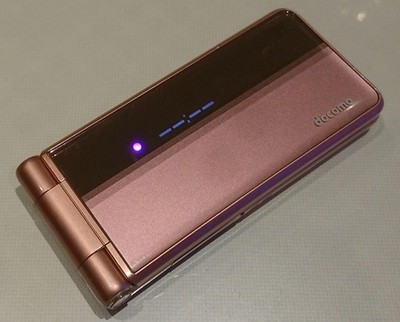 docomo P-01F Panasonic Flip Phone Pink Japan Mobile Cell Phone
