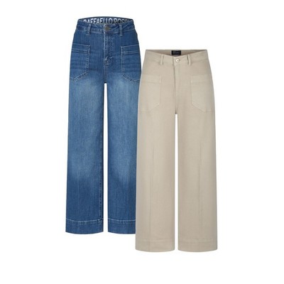 RAFFAELLO ROSSI Jeans Miru 6/8 beige Gr. 40 UVP: 179,95 