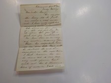 Civil War Letter Abraham Lincoln Assassination 1865 Booth Shot Grant Sherman 
