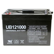 Group 27 12V 100Ah Sealed Lead Acid Rechargeable Deep Cycle Battery