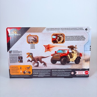 2025 Mattel Jurassic World Rebirth Launch 'N Battle vehicle set | eBay