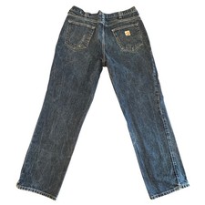 Carhartt FR Jeans Mens 36x32 35x31 Blue Denim Carpenter Workwear Relaxed Fit