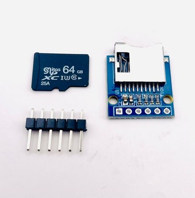 MicroSD Card Reader Modul 3.3V SPI Kartenleser ESP32 Arduino Speicher 32 / 64 GB