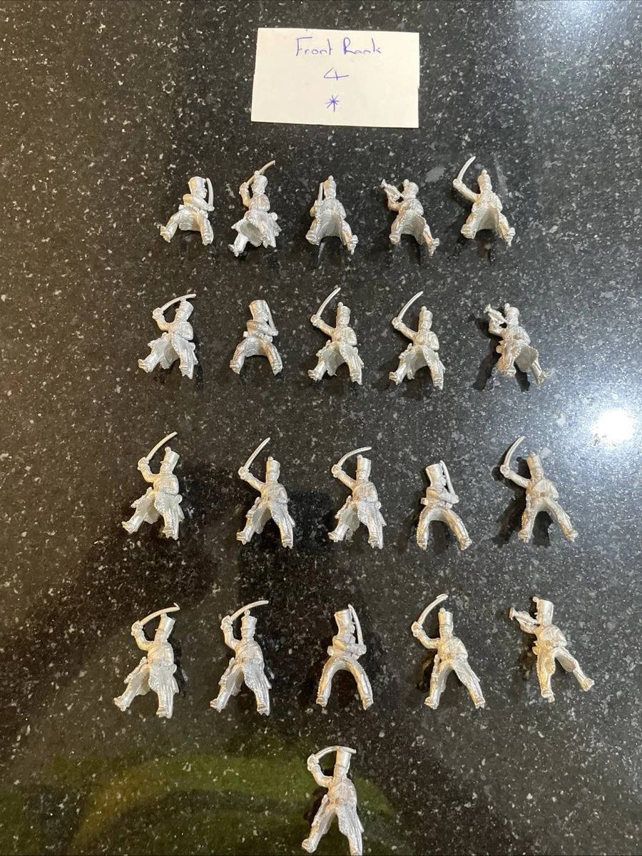 Napoleonic French Line lnfantry. 28mm Front Rank figures, this time representing the Elite Companies, a Grenadier and Voltigeur in greatcoats