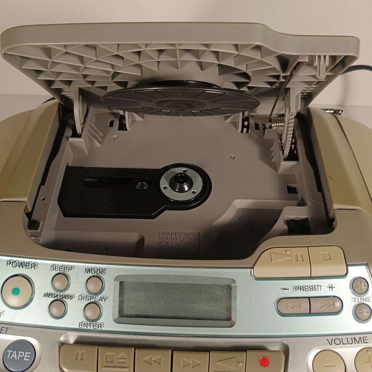 Sony CFD-S01 CD/Radio/Cassette Boombox W Power Cord Vtg Tested Read Description