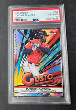 2025 TOPPS FINEST GUSTO #G7 YORDAN ALVAREZ PSA 10 SSP CASE HIT ASTROS