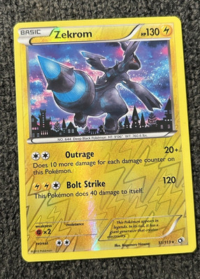The Pokémon Company Zekrom 51/113 Legendary Treasures Reverse Holo Rare Eng