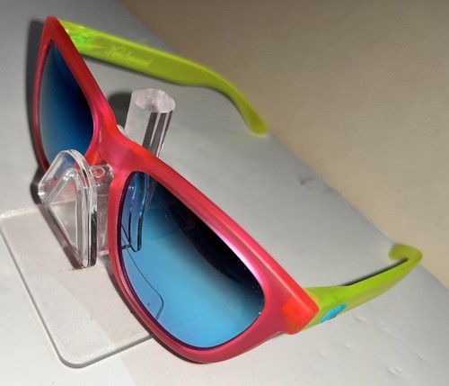 Gafas de sol Knockaround Premiums nuevas sin etiquetas - AGOTADAS - Bebé años 80 azul neón frambuesa - ¡GUAU! - Imagen 9 de 10