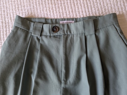 & Other Stories Tailored Wool Blend Green Turquoise Ankle Length Wool Blend... - Picture 3 of 5