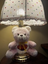 RARE Vintage Teddy Bear Lamp/music Box
