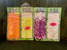 Vintage Mister Twister The Orginal Curly Tails New Sassy LOT OF 4-  10pk