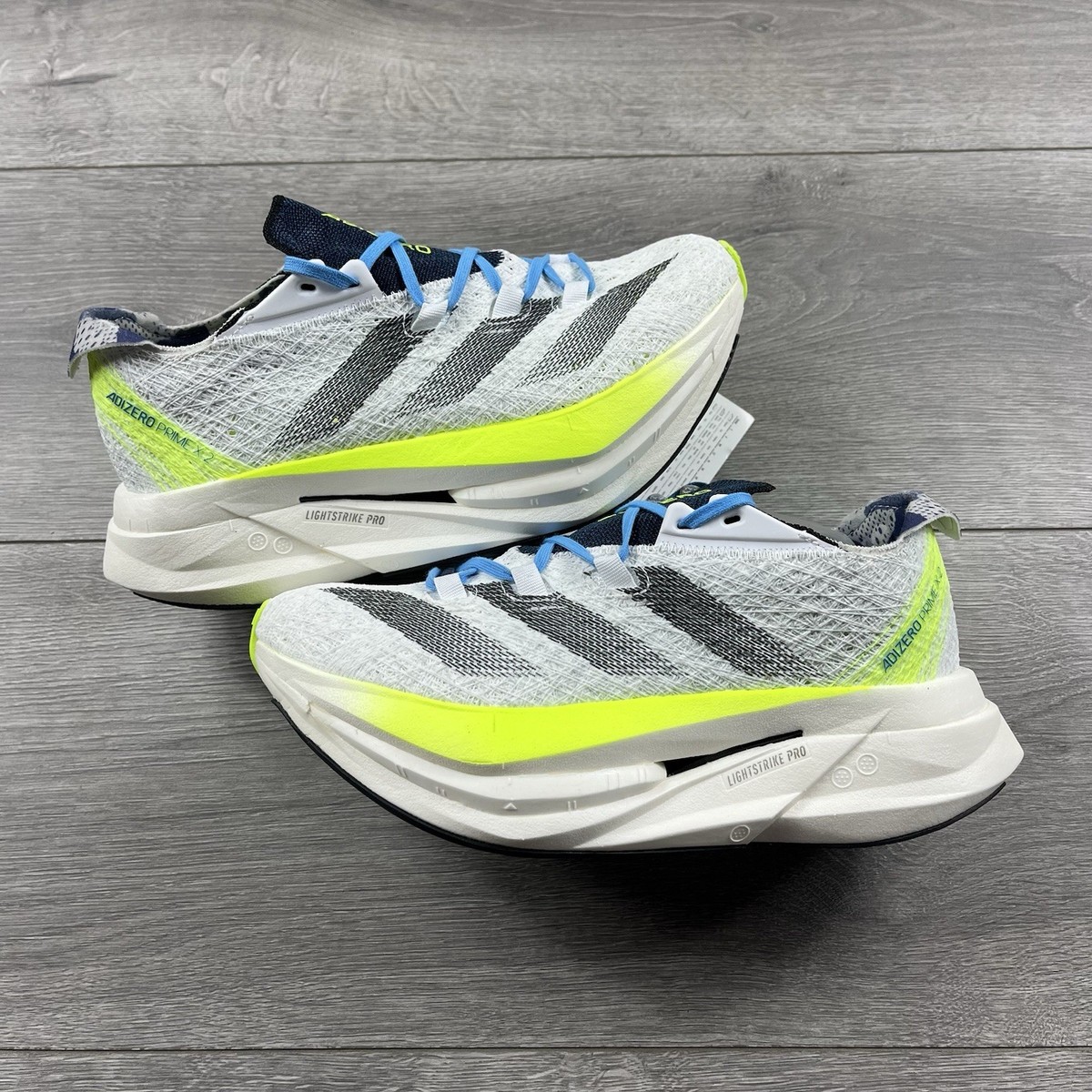 adidas Adizero Prime X Strung ‘White Silver Lime’ Size UK  EU 36