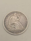 1876 Seated Liberty Silver Half Dollar 50c