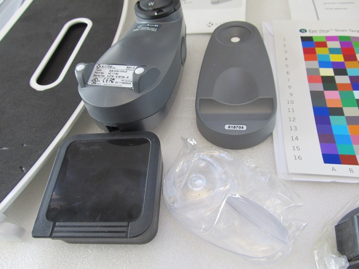 Xrite X-rite i1 Eye-one UV Cut Spectrophotometer Rev D 42.17.80 w