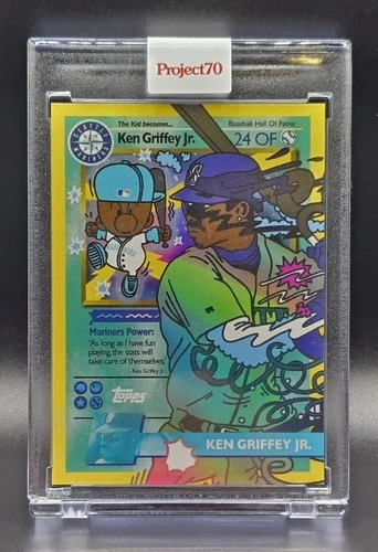 2021 Topps Project 70 Ken Griffey Jr Card # 702 1996 Pokémon By Ermsy With Box