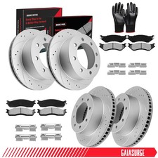 Front Rear Disc Brake Rotors Ceramic Brake Pads Kit For Dodge Ram 2500 3500 Front Rear Disc Brake Rotors Ceramic Brake Pads Kit For Dodge Ram 2500 3500