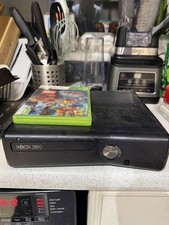 Black Xbox 360 S Console Tested & Powers On With Game