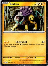 Raikou (Cosmos Holo) 048/132 Carte e Prodotti Vari Pokemon TCG P NM